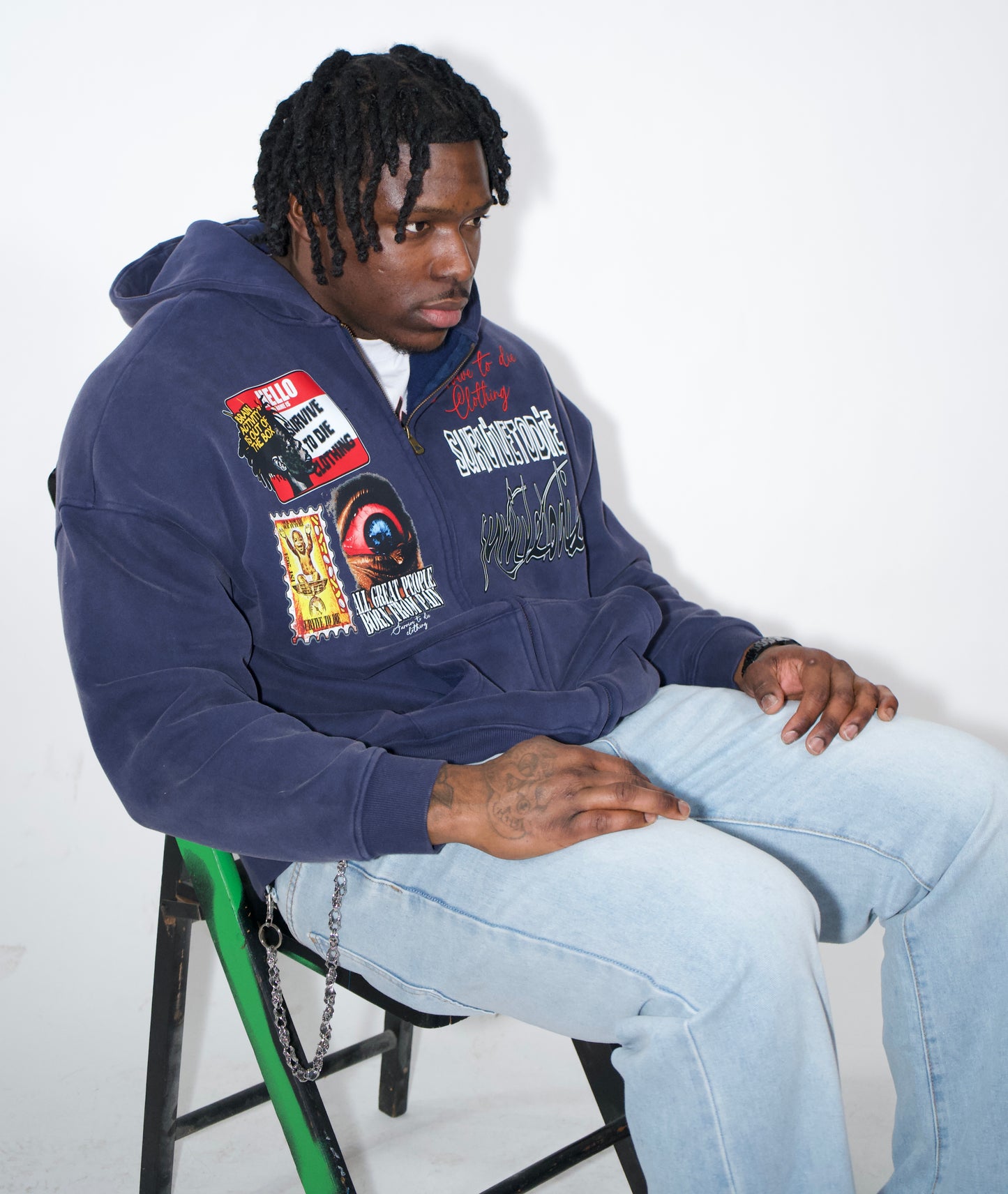 Survive To Die Zip-Up Hoodie