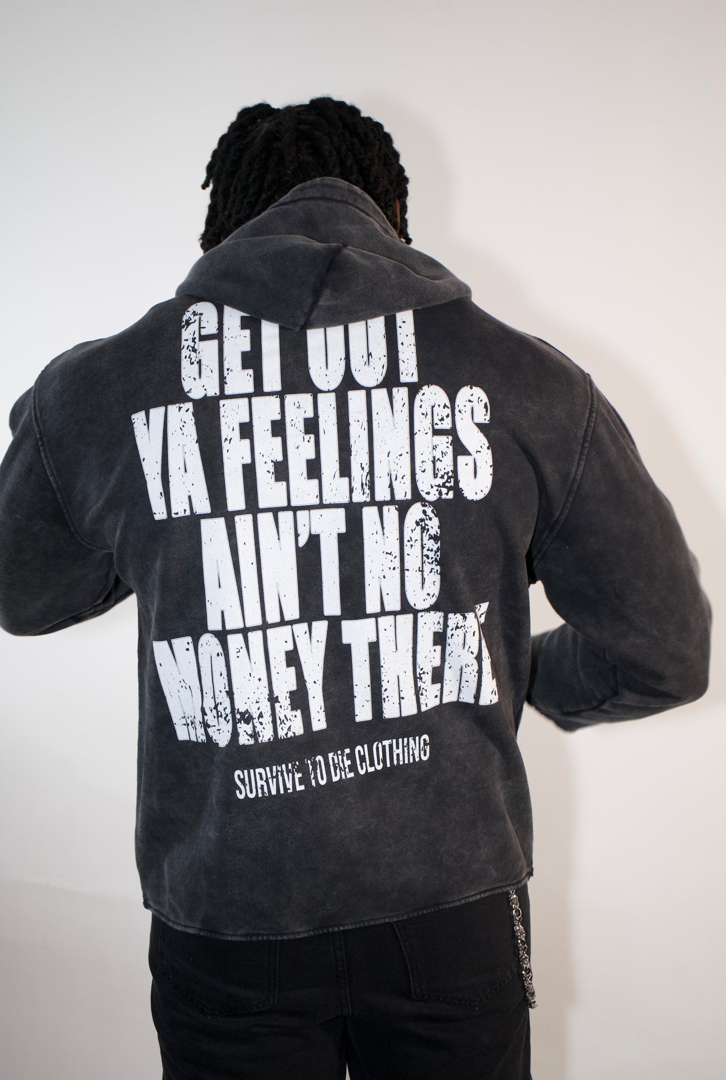 Oversized Acid Wash Hoodie