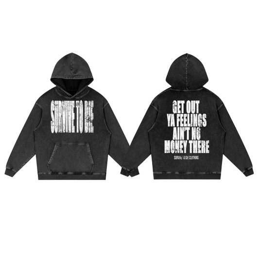 Oversized Acid Wash Hoodie